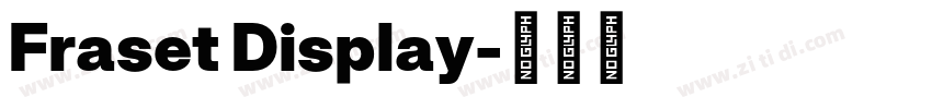 Fraset Display字体转换 Fraset Display字体转换